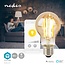 Nedis SmartLife Wi-Fi LED-Filamentlampe E27 A60 warmweiß (Gold/Glas)