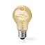 Nedis SmartLife Wi-Fi LED-Filamentlampe E27 A60 Warm- bis Kaltweiß (Gold/Glas)