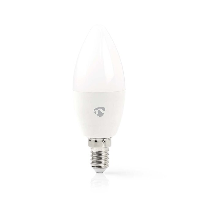 Nedis SmartLife Wi-Fi LED-Lampe - E14 Fassung / C37 Form / Vollfarbe & Warm- bis Kaltweiß