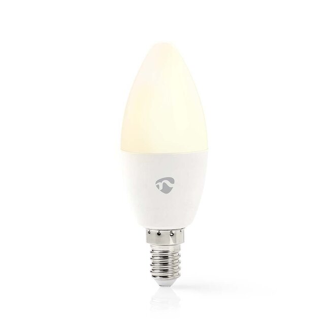 Nedis SmartLife Wi-Fi LED-Lampe - E14 Fassung / C37 Form / Vollfarbe & Warm- bis Kaltweiß