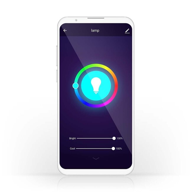 Nedis SmartLife Wi-Fi LED-Lampe - E14 Fassung / C37 Form / Vollfarbe & Warm- bis Kaltweiß