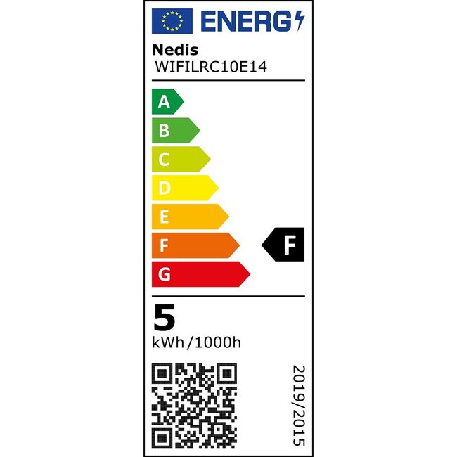 Nedis SmartLife Wi-Fi LED-Lampe - E14 Fassung / C37 Form / Vollfarbe & Warm- bis Kaltweiß