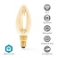 Nedis SmartLife Wi-Fi LED-Glühbirne E14 C37 warmweiß (goldenes Glas)