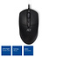ACT USB-Kabelmaus mit 3 Tasten - 1000 DPI / Schwarz - 1,5 m