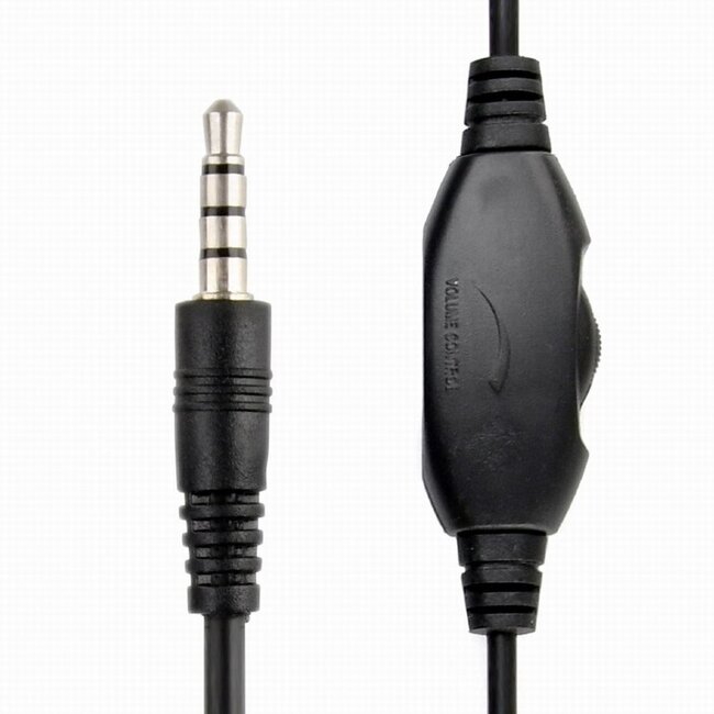 Gembird Komfortabler Stereo On-Ear Kopfhörer - 1x 3,5mm 4-poliger Klinkenstecker / Schwarz/Rot - 1,8 m