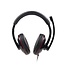 Gembird Komfortabler Stereo Over-Ear Headset - USB-A / Schwarz/Rot - 2 Meter