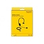 DeLOCK ultraleichter Mono On-Ear Headset - USB-A / Schwarz - 2,4 m