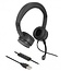 DeLOCK Komfortabler Stereo On-Ear Headset - USB-A / Schwarz - 1,5 m