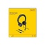 DeLOCK Komfortabler Stereo On-Ear Headset - USB-A / Schwarz - 1,5 m