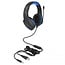DeLOCK Gaming Stereo Over-Ear Headset - 3,5mm 4-poliger Klinkenstecker (inkl. Adapter) - Schwarz/Blau - 2,1 m