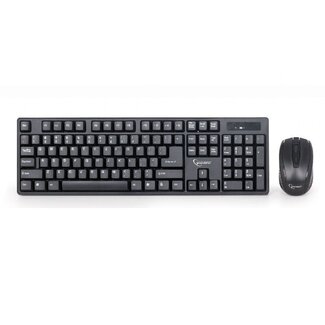 Gembird Gembird kabelloses USB Tastatur- und Maus-Set – QWERTY (US) / Schwarz