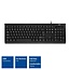 ACT Business USB Tastatur kabelgebunden - QWERTY (US) / Schwarz - 1,4 m