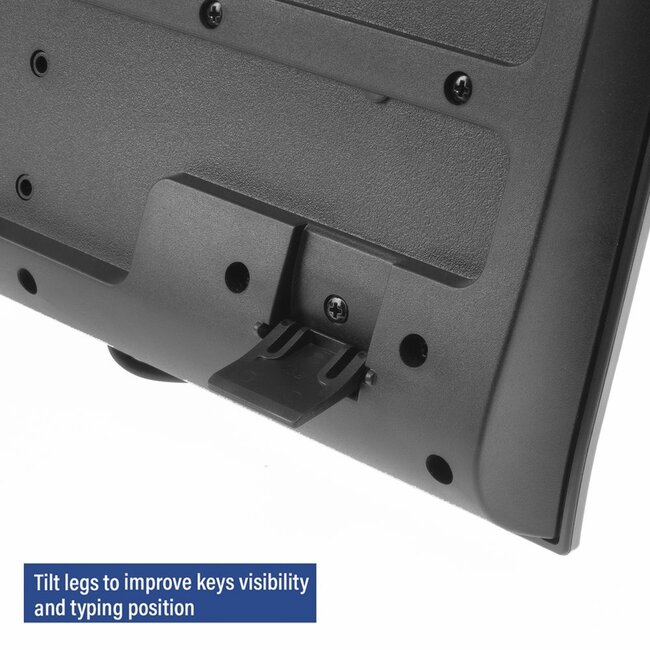 ACT Business USB Tastatur kabelgebunden - QWERTY (US) / Schwarz - 1,4 m