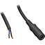 DC-Stecker 5,5 x 2,5 mm Stromkabel offen - max. 7A, schwarz, 2,5 m