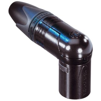 Neutrik Neutrik NC4MRX-B XLR 4-poliger Winkelstecker - vergoldet / schwarz