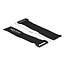 Klettband Kabelbinder mit Schnalle 280 x 38mm / Schwarz (3 Stück)