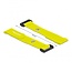 Klettband-Kabelbinder mit Schnalle und Ring 190x25mm Gelb (5 Stück)