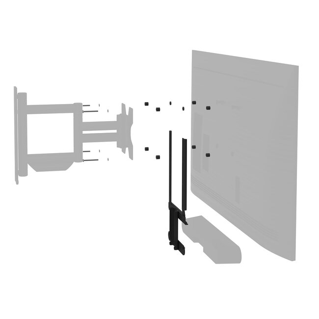 Cavus Premium Rahmen für Sonos RAY / Schwarz