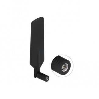 DeLOCK 5G Antenne - Omnidirektional - SMA (m) - 1-3 dBi - Schwarz