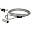 Navilock Kompaktes Notebook-Schloss mit Schlüsseln - Kensington Lock (3 x 7 mm) / Silber - 1,8 m