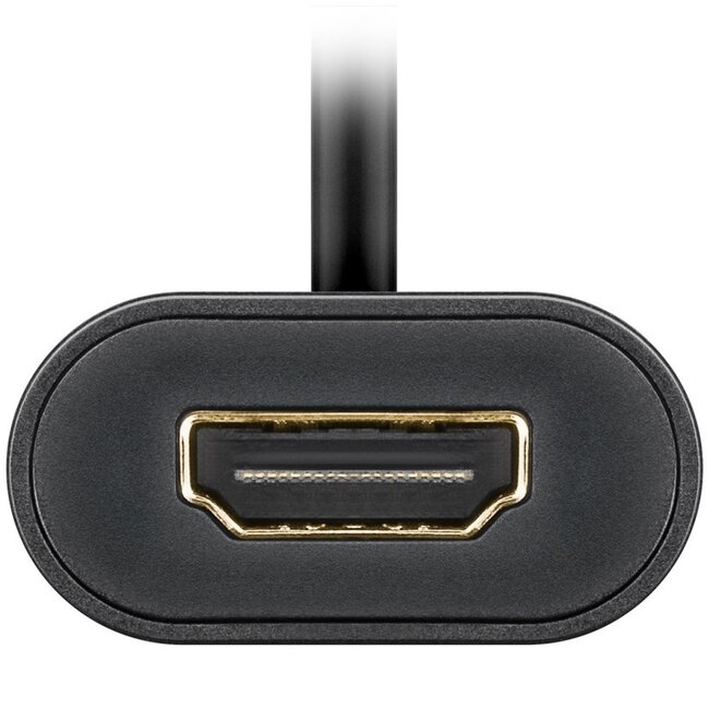 Goobay USB-C auf HDMI 4K 60Hz Adapter Schwarz - 0,20 m
