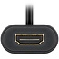 Goobay USB-C auf HDMI 4K 60Hz Adapter Schwarz - 0,20 m