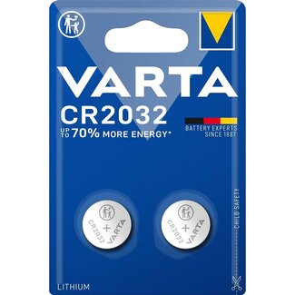 Varta Varta CR2032 Lithium Knopfzelle Batterie / 2 Stück