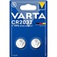 Varta CR2032 Lithium Knopfzelle Batterie / 2 Stück