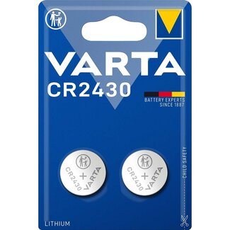 Varta Varta CR2430 Lithium Knopfzelle Batterie / 2 Stück