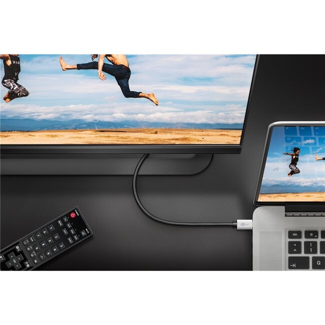 USB-C auf HDMI 8K 30Hz / 4K 120Hz Kabel Aluminium – 3 Meter