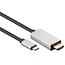 USB-C auf HDMI 8K 30Hz / 4K 120Hz Kabel Aluminium - 2 Meter