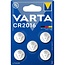 Varta CR2016 Lithium Knopfzelle Batterie / 5 Stück