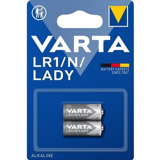 Varta Varta N / Lady (LR1) Alkaline Batterie / 2 Stück