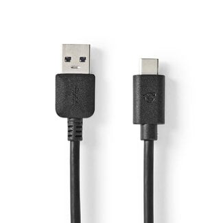 Nedis Nedis USB-C auf USB-A Kabel - USB 3.0 - 20V/3A - Schwarz - 1 Meter