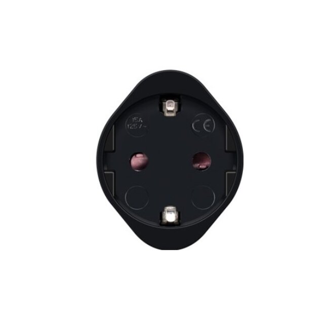 Reiseadapter Europa (geerdet) zu USA & Japan (Typ B) / Schwarz