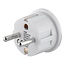 Reiseadapter USA & Japan (Typ B) auf Europa (geerd) Weiß
