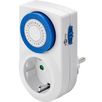 Goobay Goobay mechanische Zeitschaltuhr - 48 Schaltvorgänge/24h - für Innen - Weiß