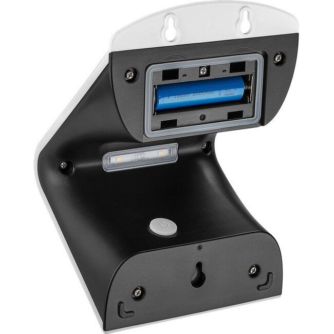 Goobay Solar-LED-Wandlampe mit Bewegungsmelder für außen - 3,2W / weiß