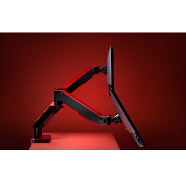 My Wall Schwenkarm für 2 Monitore bis 35 Zoll / interaktiv / 2 USB-Anschlüsse / schwarz/rot