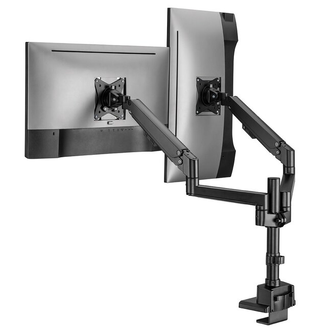 My Wall Monitorhalterung für 2 Bildschirme bis 32 Zoll / interaktiv / schwarz