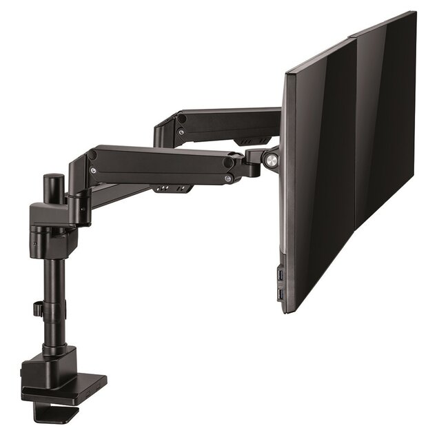 My Wall Monitorhalterung für 2 Bildschirme bis 32 Zoll / interaktiv / schwarz