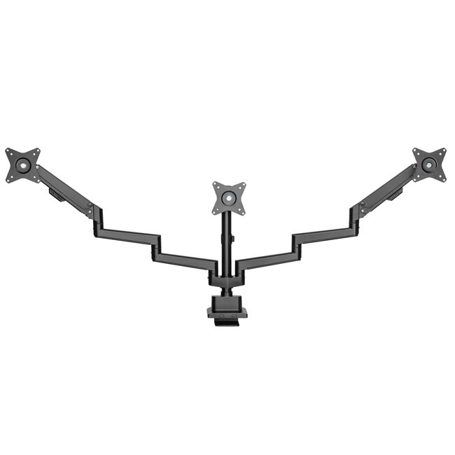 My Wall Schwenkbare 3-Monitor-Halterung bis 30 Zoll / Interaktiv / Schwarz