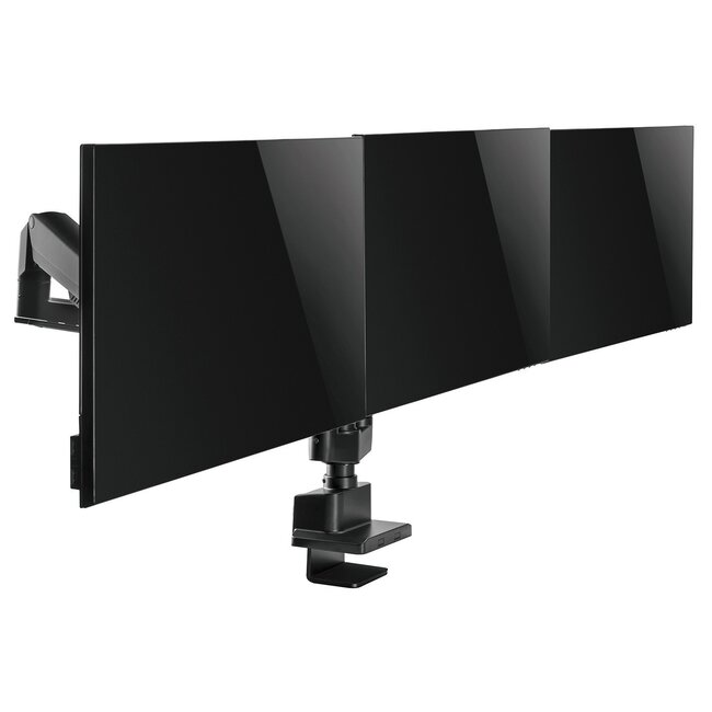 My Wall Schwenkbare 3-Monitor-Halterung bis 30 Zoll / Interaktiv / Schwarz