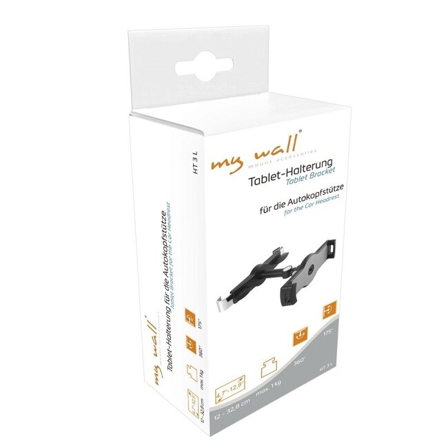 My Wall Tablet-Autohalterung mit Kopfstützenbefestigung / Schwarz