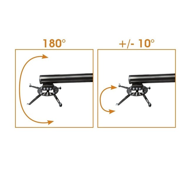 My Wall Projektorhalterung – 10–86 cm / Schwarz