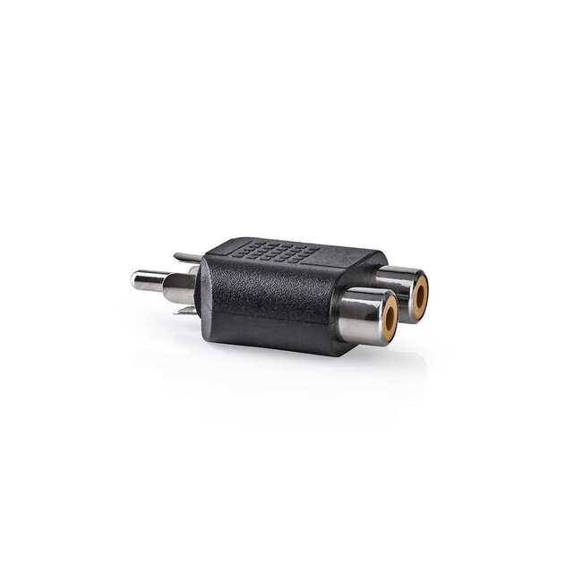 Subwoofer/Tulpe Mono (m) - Tulpe Stereo (w) Audio Adapter / Schwarz