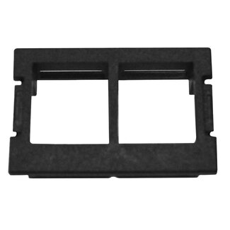 Plenty Plenty 2x Keystone Erweiterungsmodul für Prolink Steckdosenleiste / Schwarz