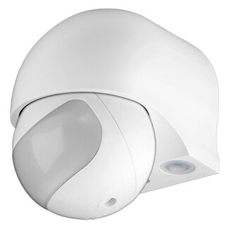 Goobay Goobay Kompakter PIR-Bewegungsmelder für Außen (IP44) - 12m Reichweite - Wandmontage / Weiß