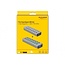 DeLOCK USB-Hub 7+2 Ports mit Ein/Aus-Schaltern - USB3.0 / PD 27W - Externes 12V Netzteil / Grau - 0,80 m