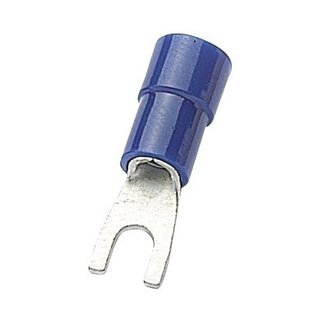 Elematic Gabelkabelschuh (m) - 5,3mm (M5) / blau (100 Stück)